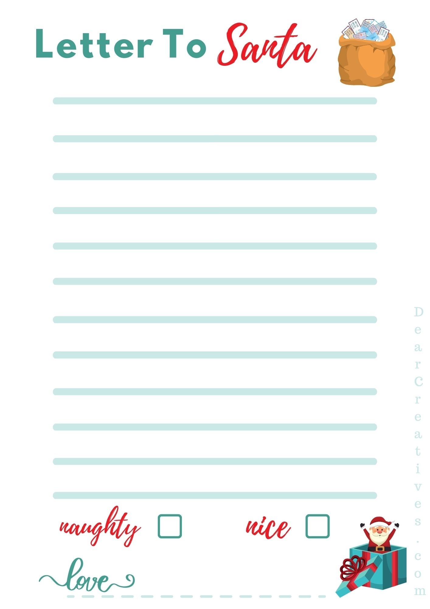Printable Letters Free Templates