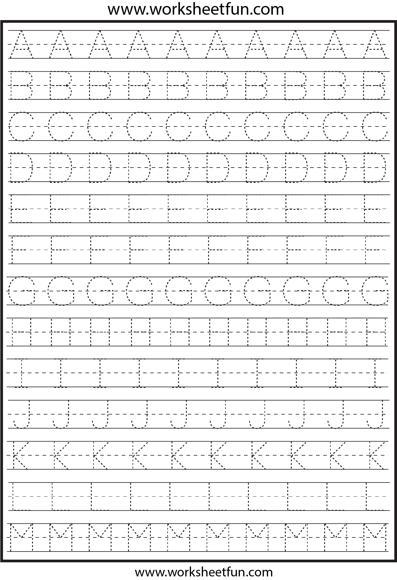 Letter Tracing 2 Worksheets FREE Printable Worksheets Worksheets Library