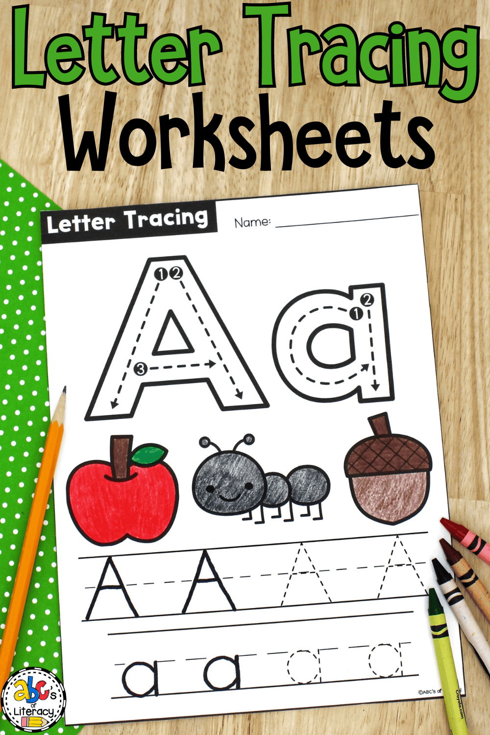 letter tracing worksheets