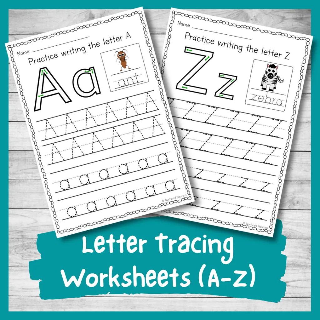 Free Printable Tracing Alphabet Letters A Z
