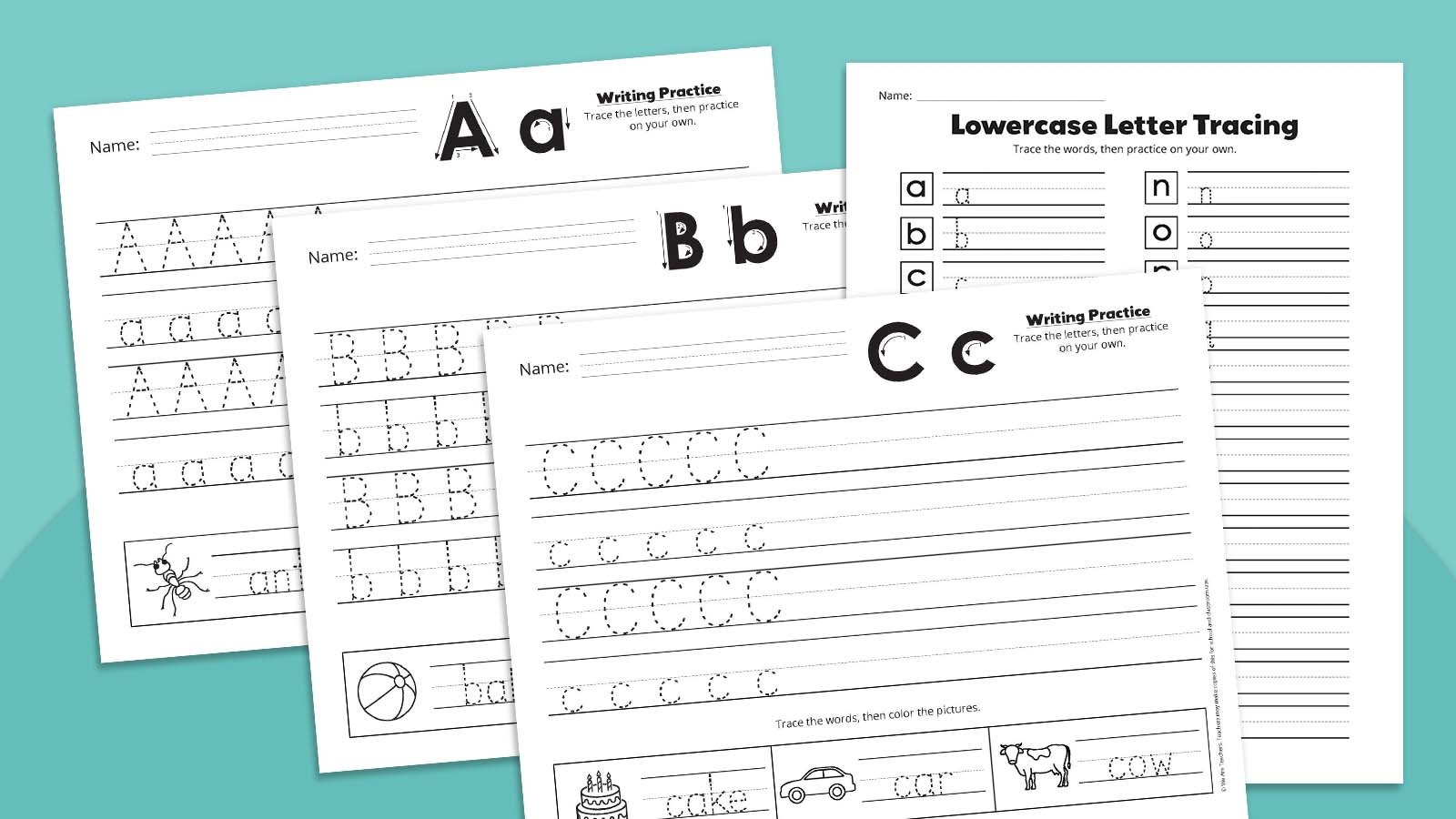 Letter Tracing Worksheets From A Z