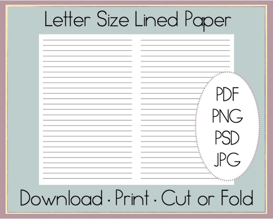 Free Printable Lined Paper Printable