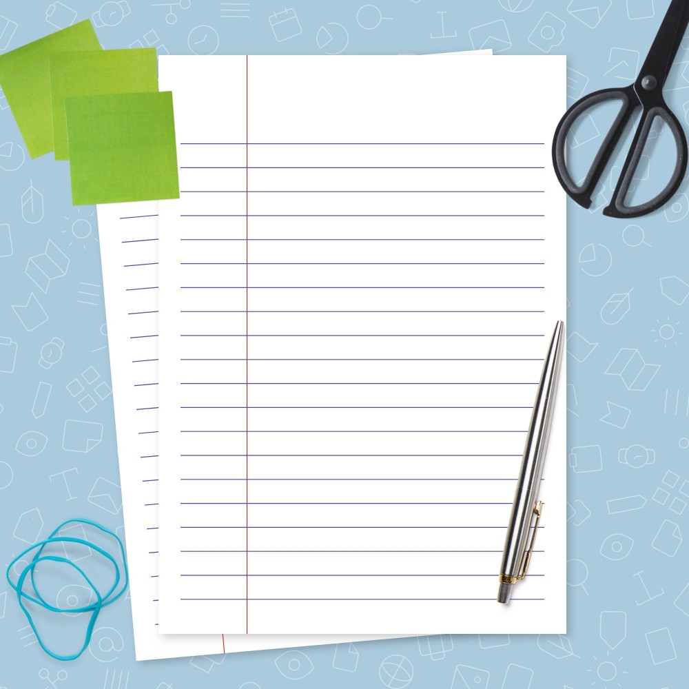 Free Printable Lined Paper Pdf