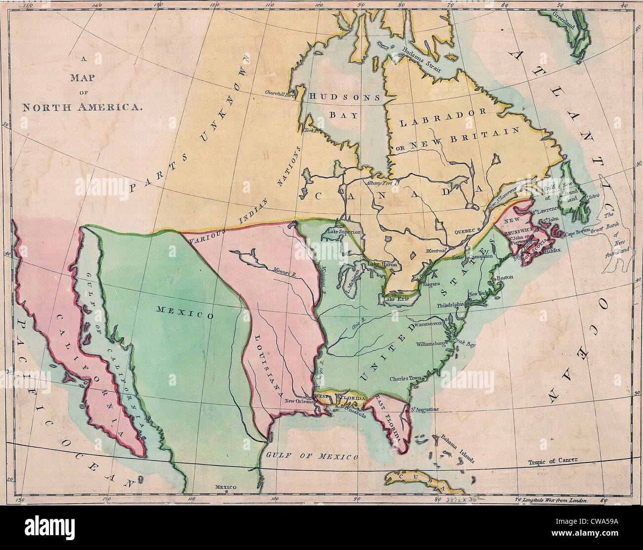 Louisiana Purchase Map 1803 Hi res Stock Photography And Images Alamy