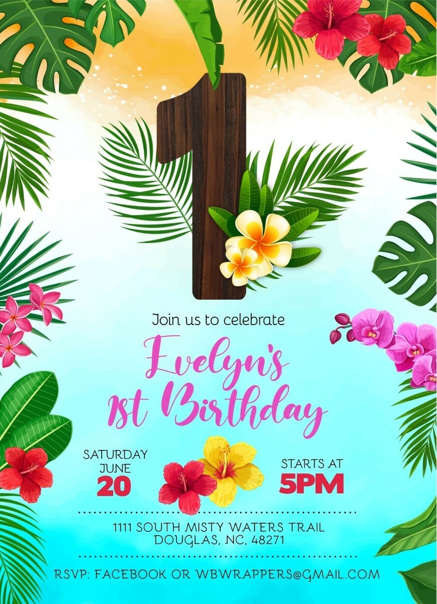 Free Printable Invitations Hawaii Wedding