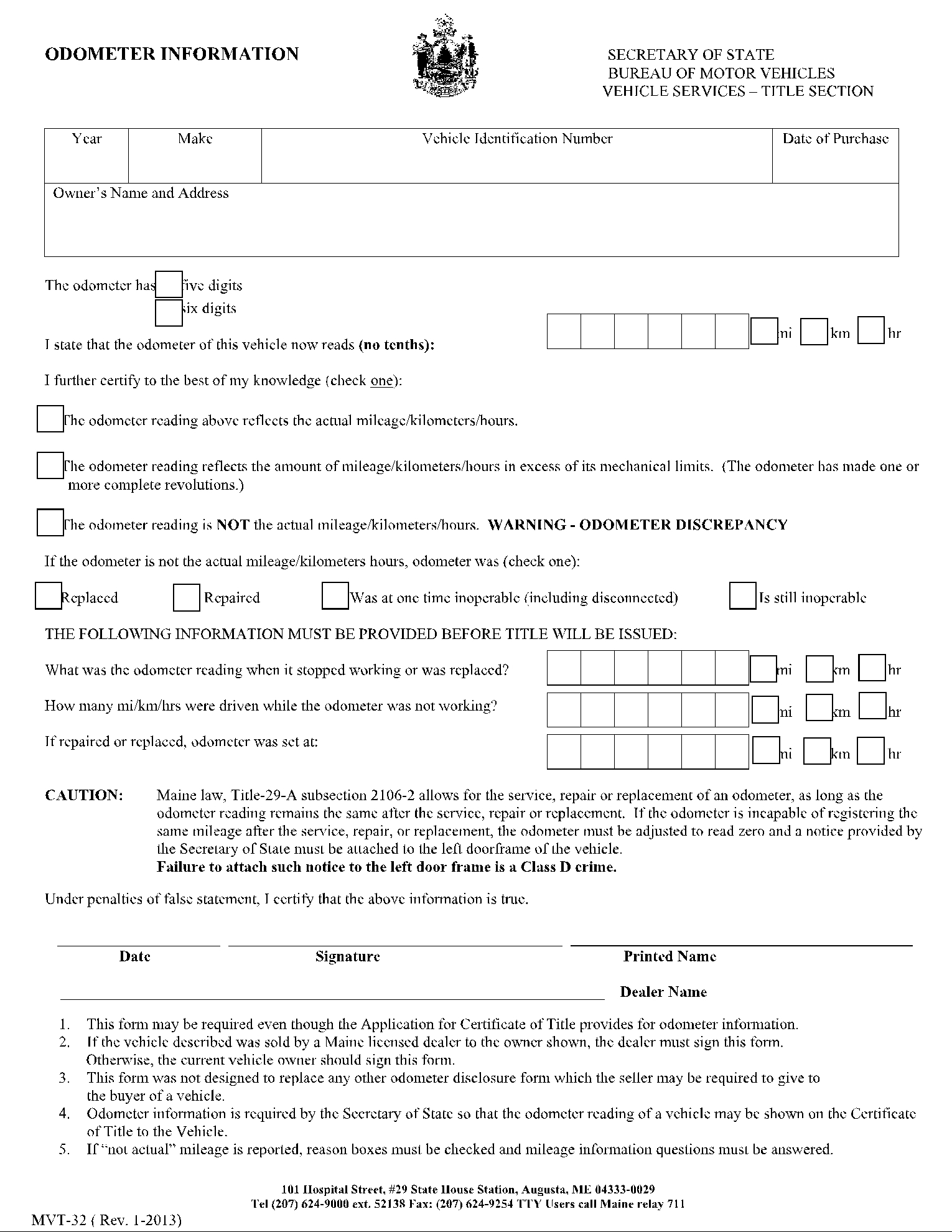 Free Car Bill Of Sale Printable Pdf