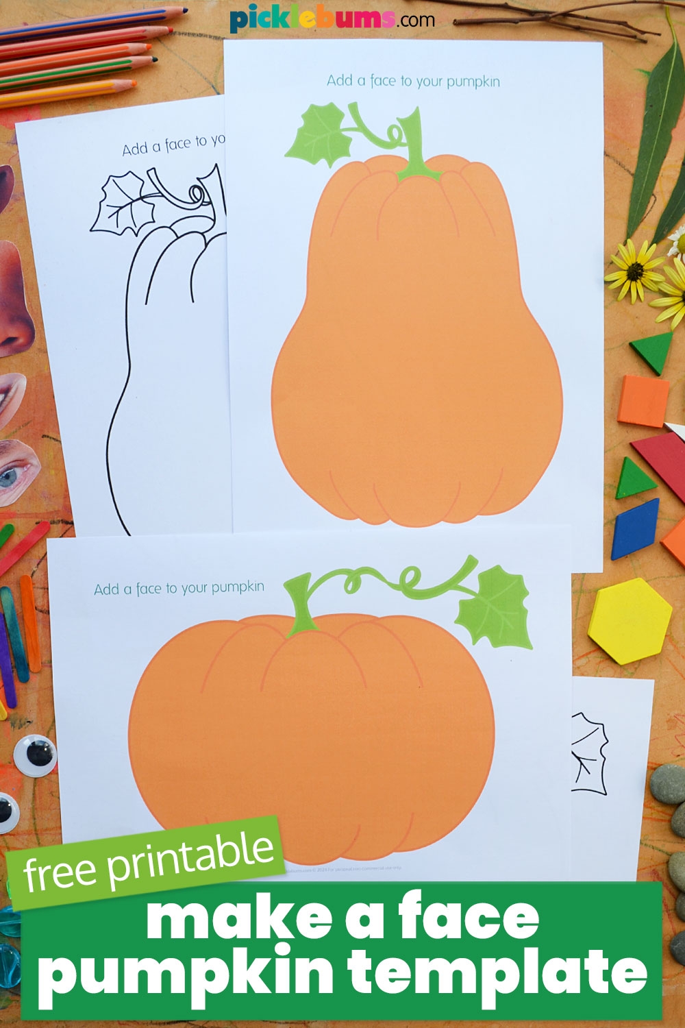 Free Printable Pumpkin Templates For Kids