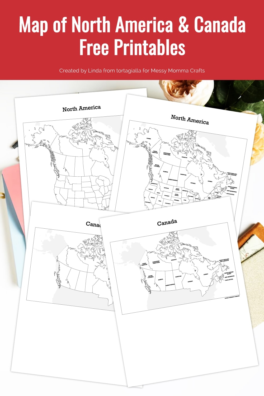 Free Printable Map Of Usa And Canada