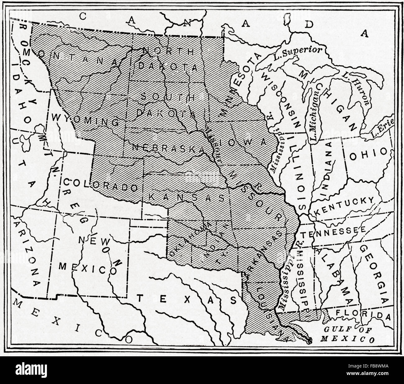 Free Printable Map Of Usa In 1803