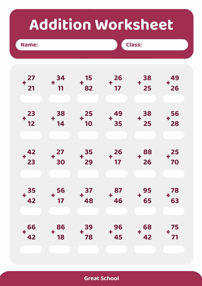 math and ela worksheet templates for educators piktochart