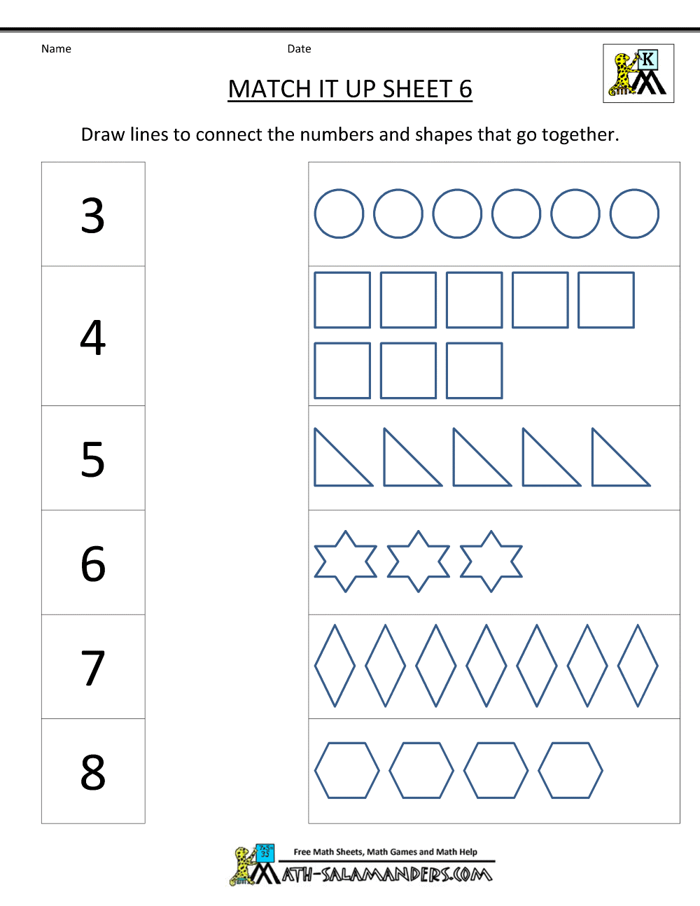 Kindergarten Worksheets Free Printables