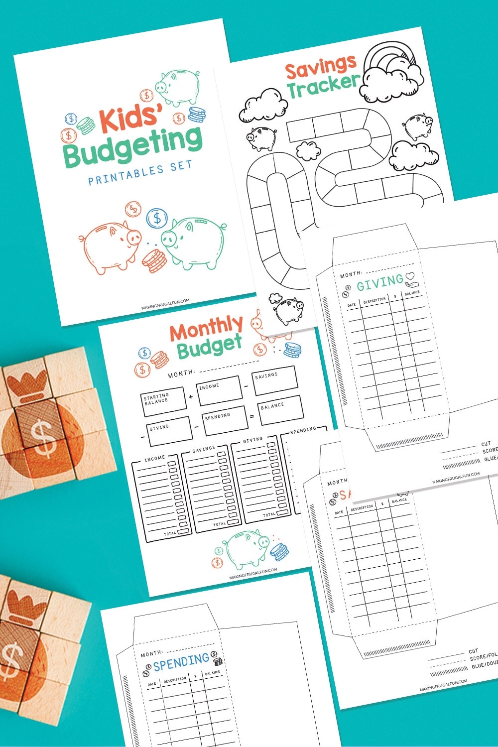 Money Management For Kids 101 Budget Savings Printable For Kids Making Frugal FUN