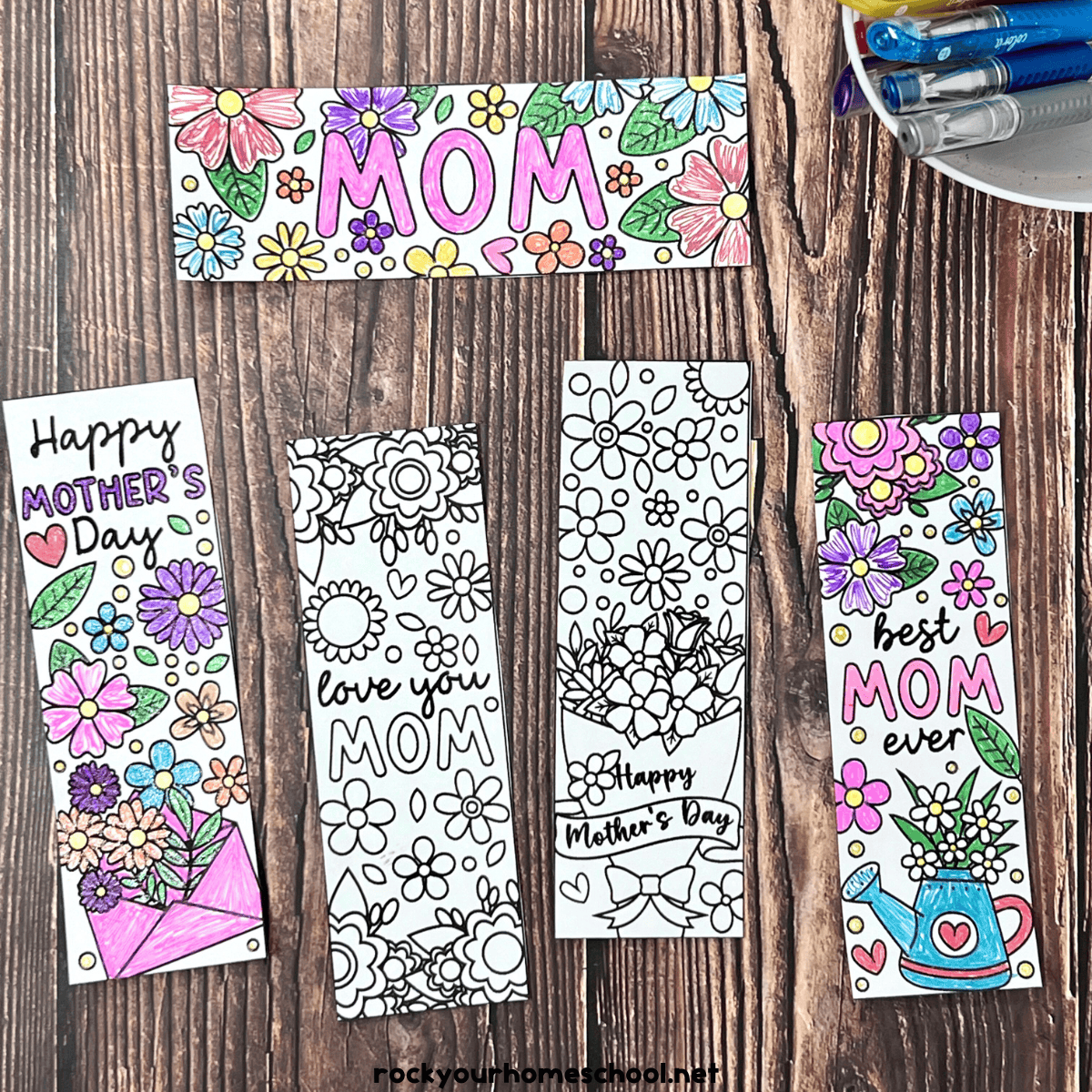 Mother s Day Bookmarks To Color Fun Ideas For This Free Set Rock Your Homeschool