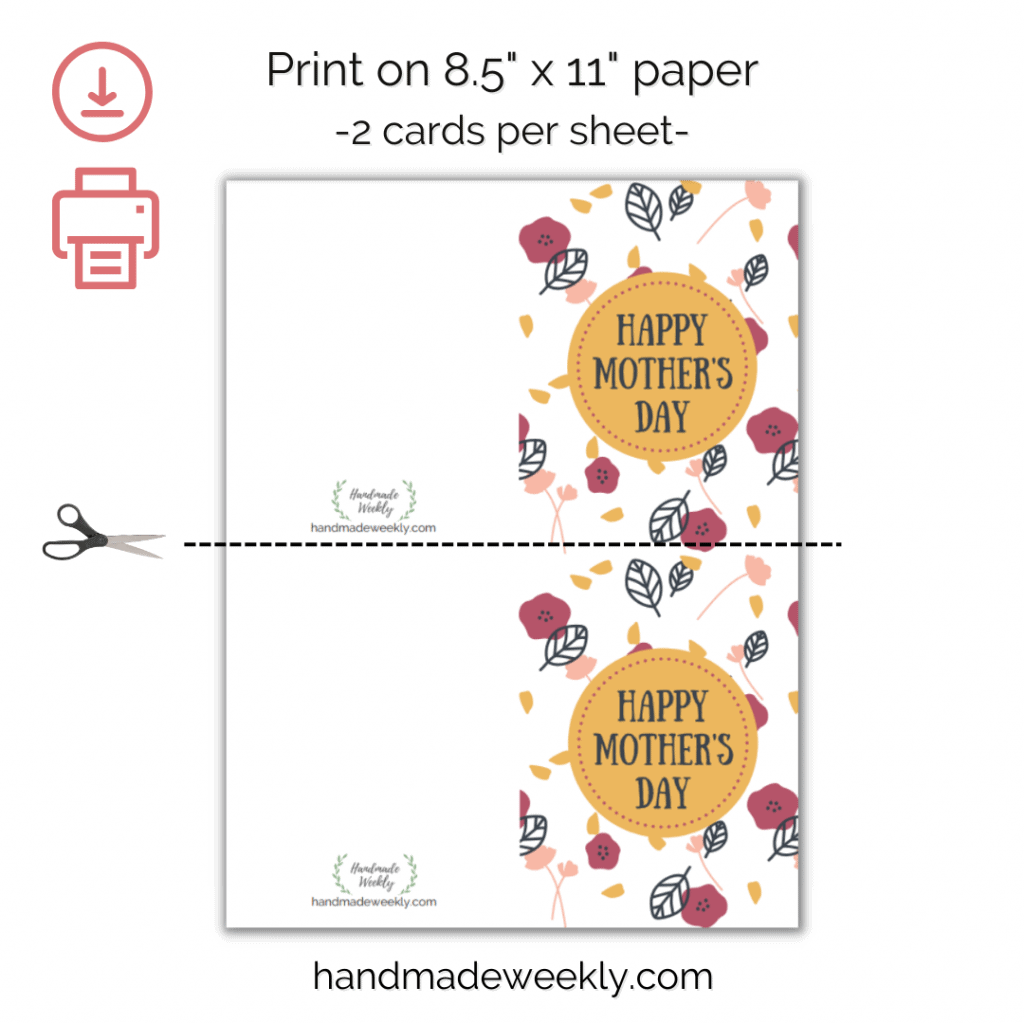 Mother s Day Card Free Download Handmade Weekly