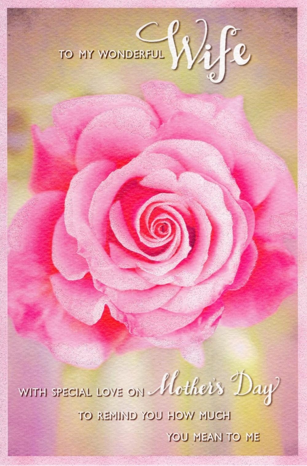 Mother s Day Gifts For Wife Mothers Day Cards From Husband Printable Free Printable Calendar Hallmark Mothers Day Card For Wife thank You For Giving