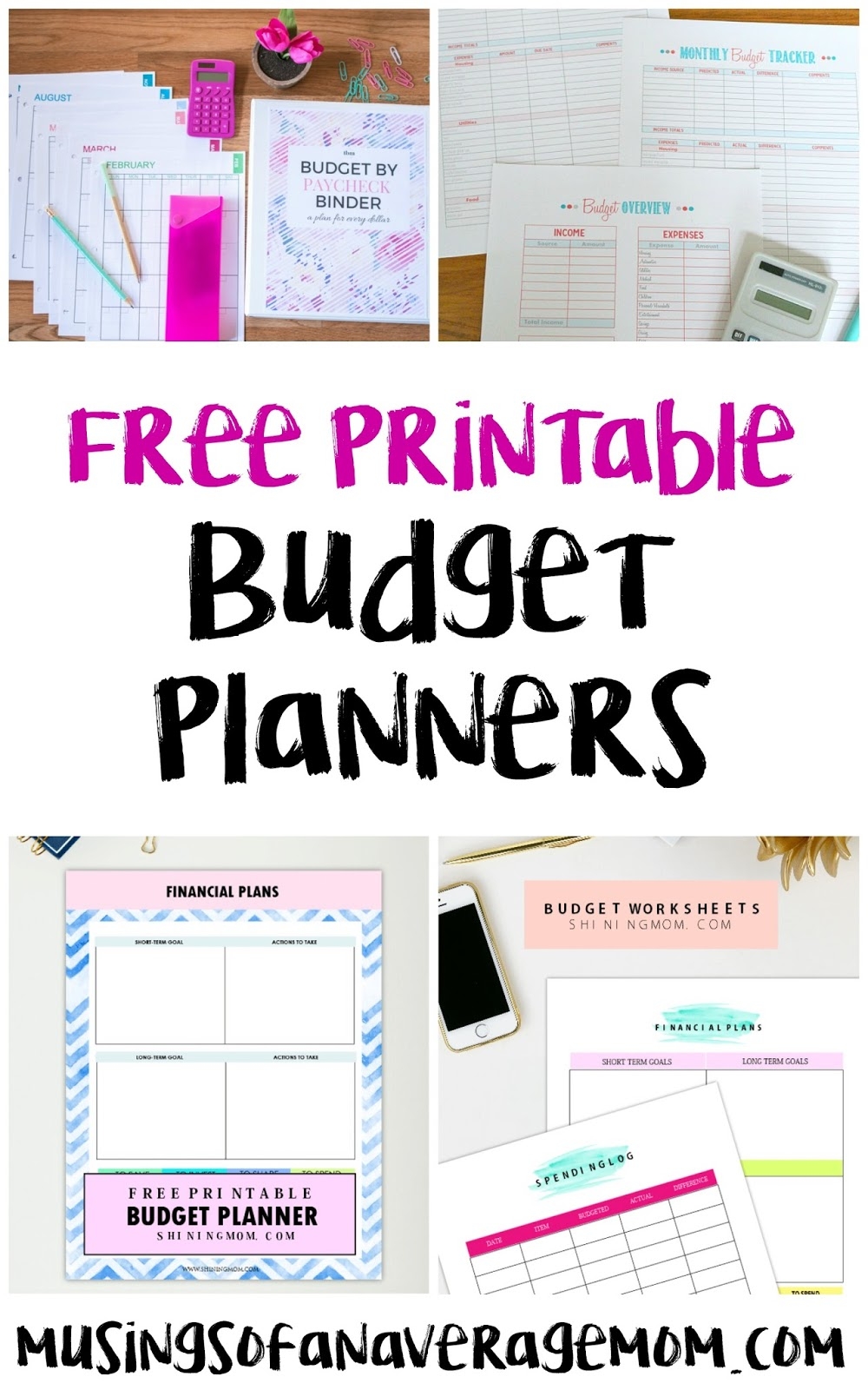 Free Printable Budget Worksheets Mom
