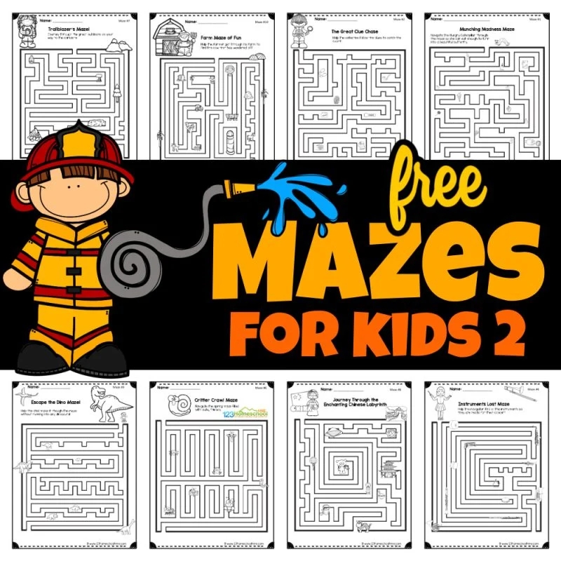 Must Have Printable Mazes Let Kids Explore With Free Printable Worksheets