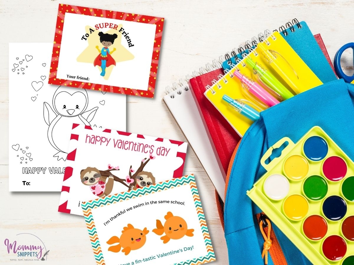 My Favorite Free Printable Valentine s Cards For School 