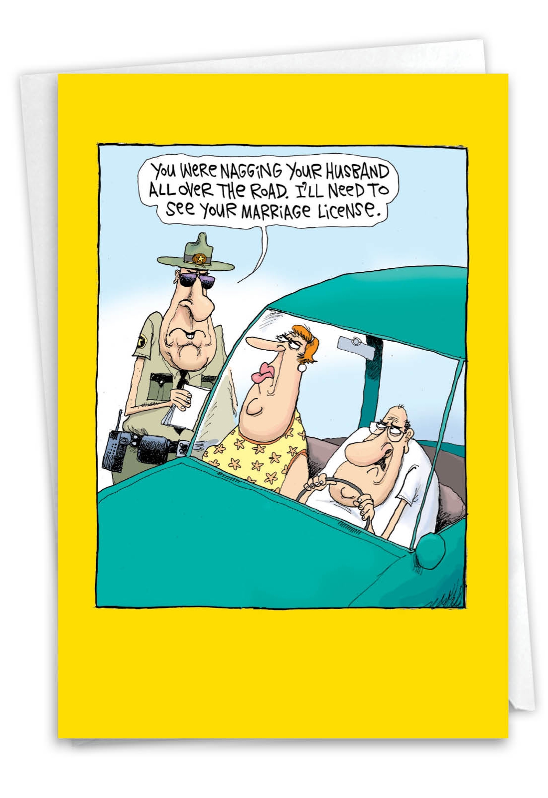 Nagging Wife Funny Anniversary Greeting Card