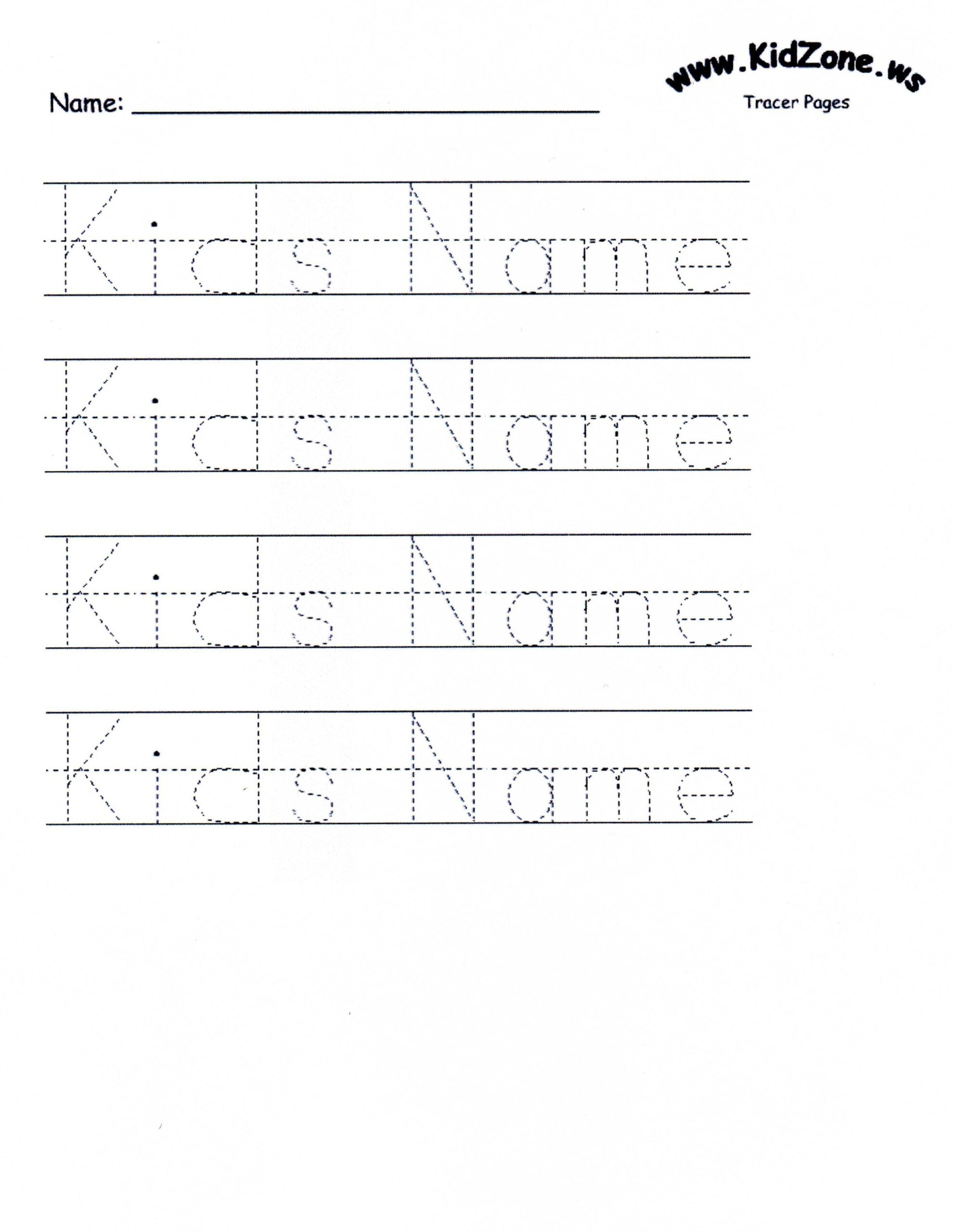 Name Tracing Worksheet Generator Printable Preschool Tracing Worksheets Name Tracing Name Tracing Worksheets For Older Kids