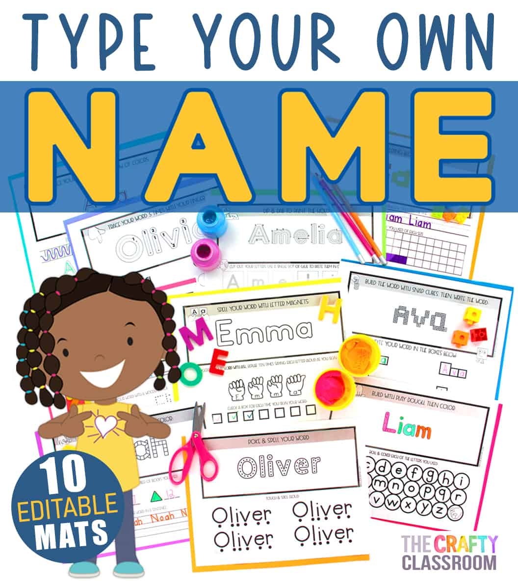 Free Name Printables For Preschoolers