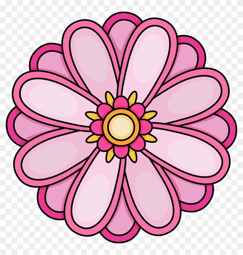 Opportunities Printable Pictures Of Flowers To Color Flowers Printable With Color Free Transparent PNG Clipart Images Download