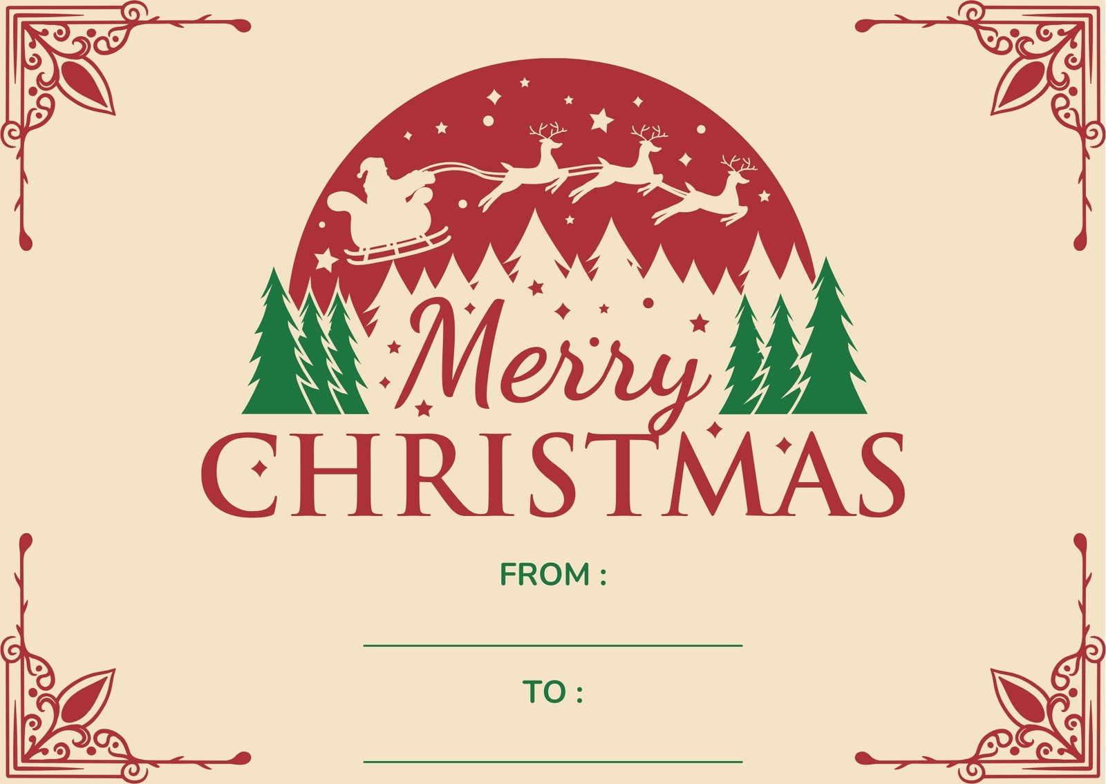 Page 16 Free Printable Customizable Holiday Card Templates Canva