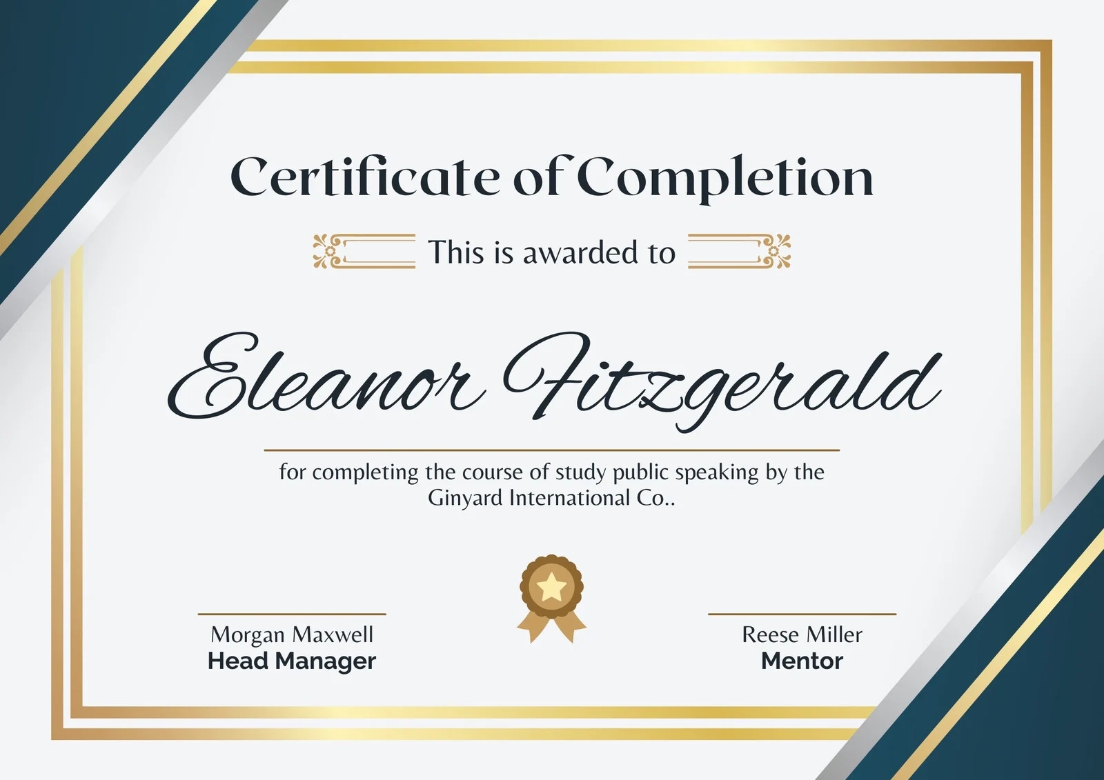 Page 18 Free Custom Printable Achievement Certificate Templates Canva