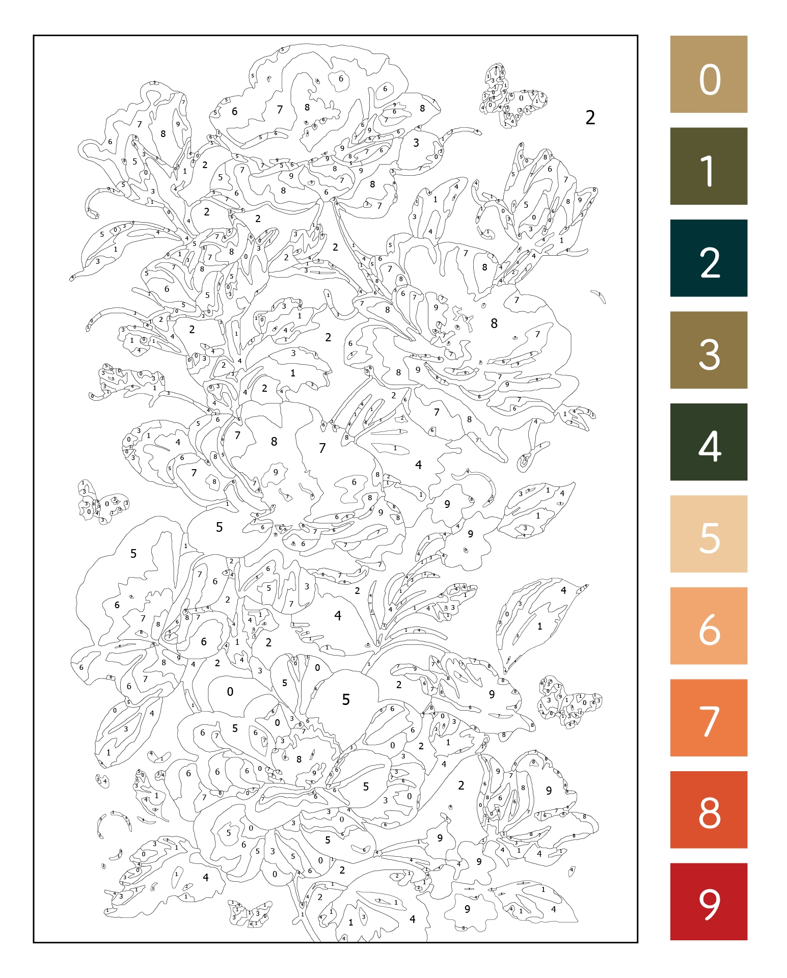 Paint By Numbers Printable Pdf Free Download
