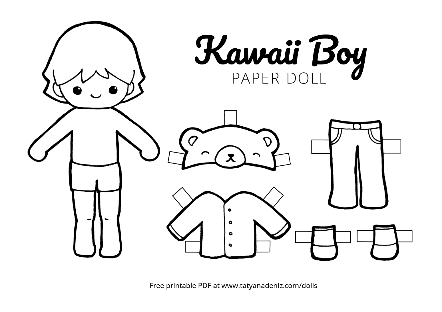 Paper Doll Print Out New Arrivals