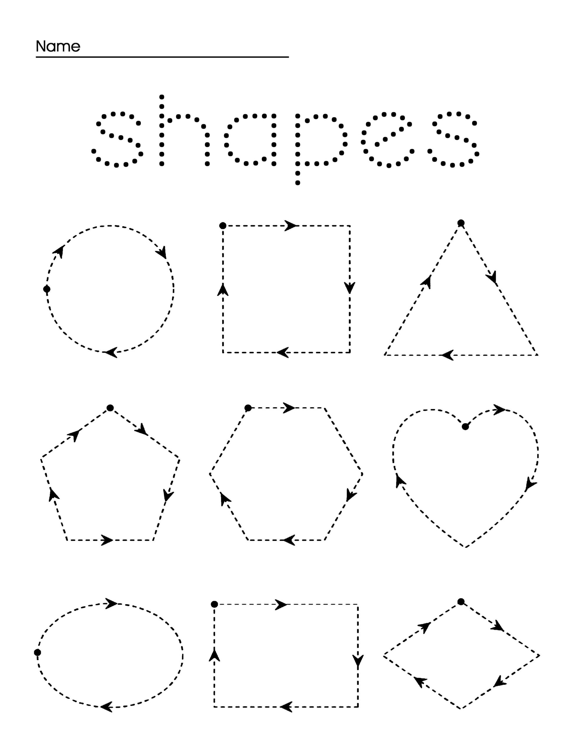 Preschool Tracing Worksheets U0026 Coloring Pages