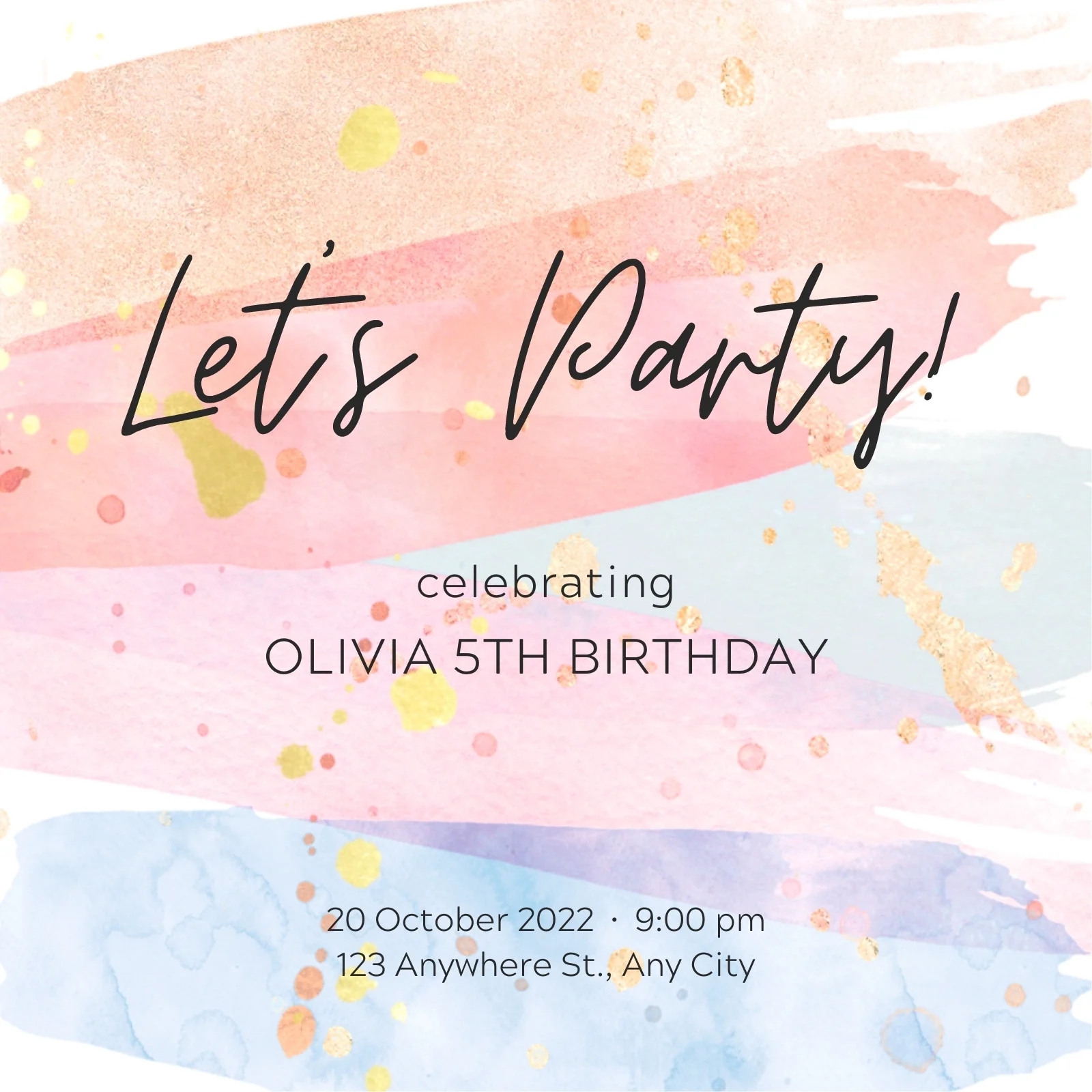 Print Birthday Invitations Online Online