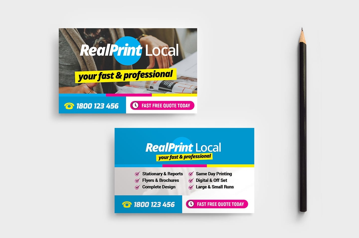 Print Shop Business Card Template PSD Ai Vector BrandPacks