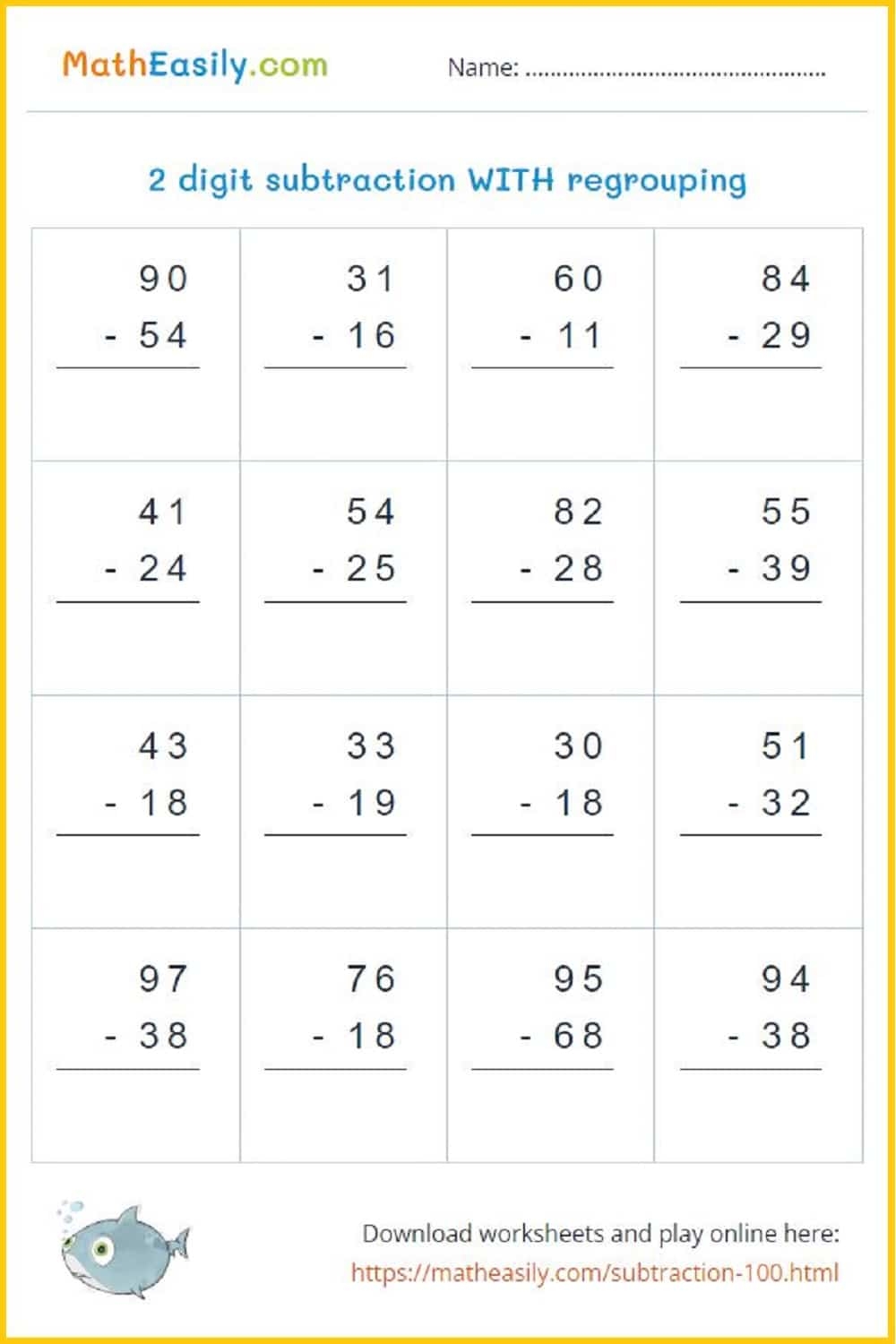Printable 2nd Grade Math Worksheets PDF Free Download