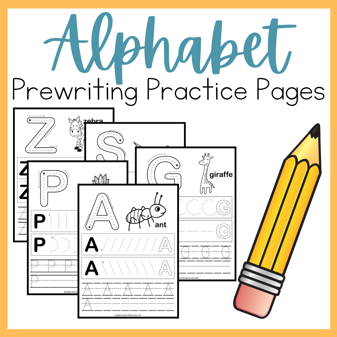 Printable ABC Handwriting Practice Homeschool Preschool Shop