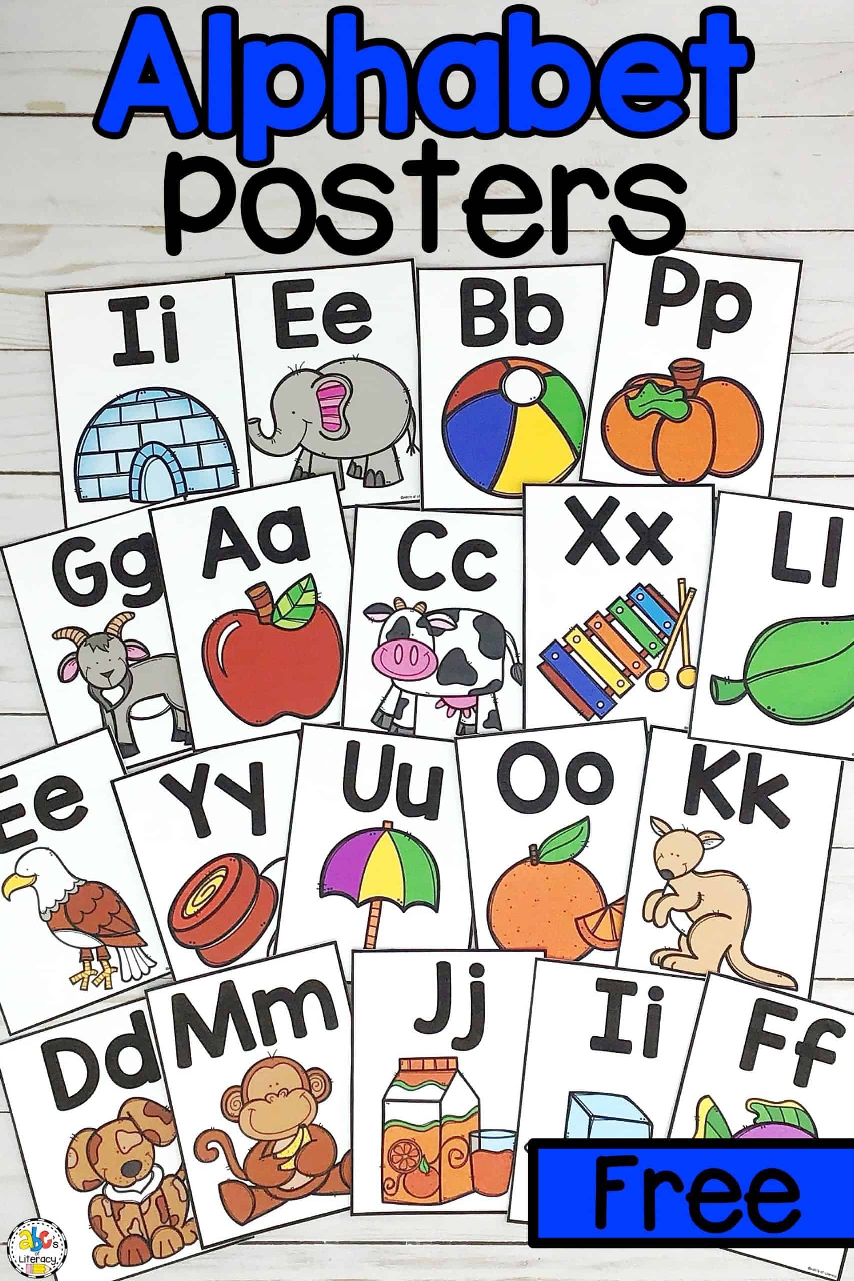 Printable Alphabet Posters Worksheets Library