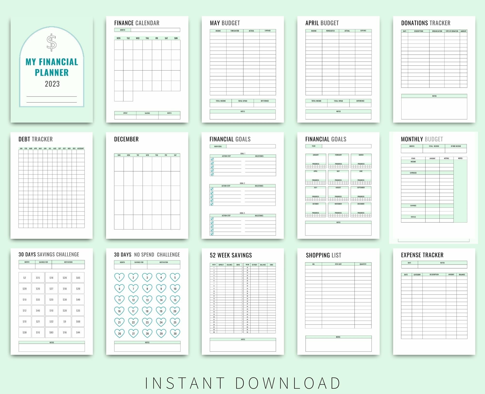 Printable Budget Planner 2819083 