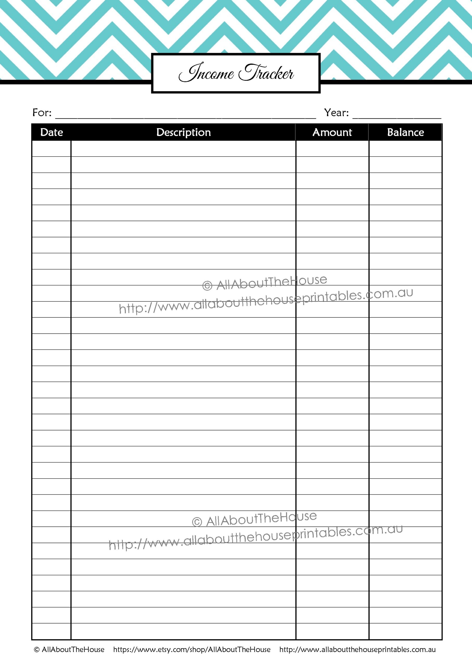 Free Printable Budget Worksheet Template