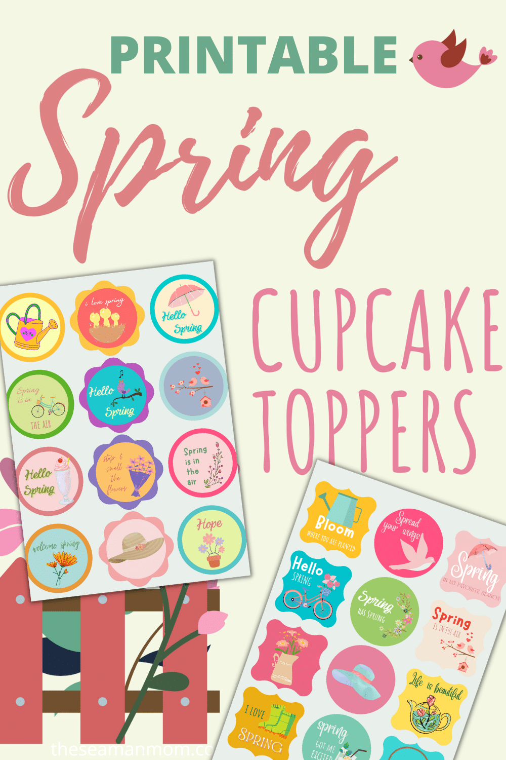 Printable Cupcake Toppers For A Fun Party Easy Peasy Creative Ideas