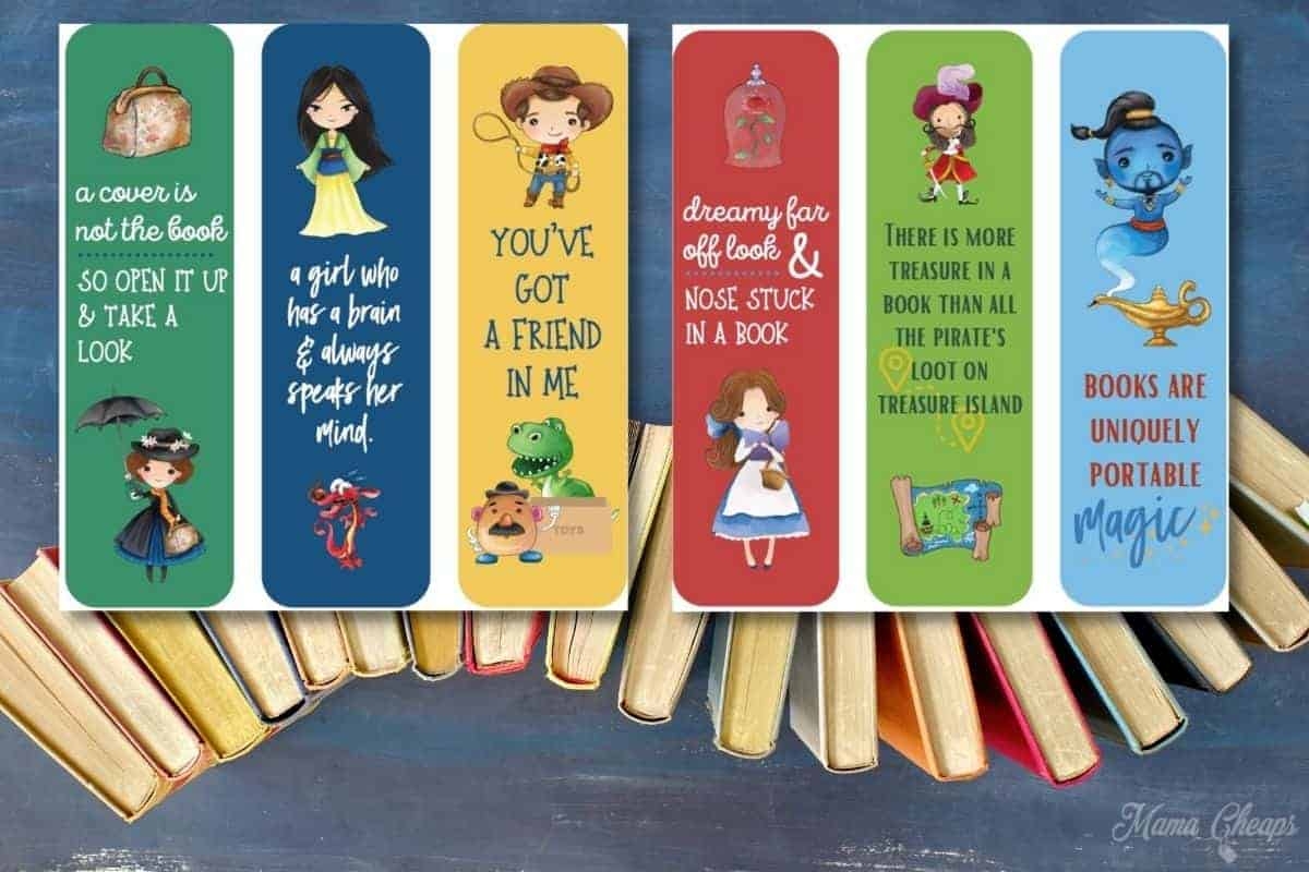 Printable Disney Bookmarks Mama Cheaps 