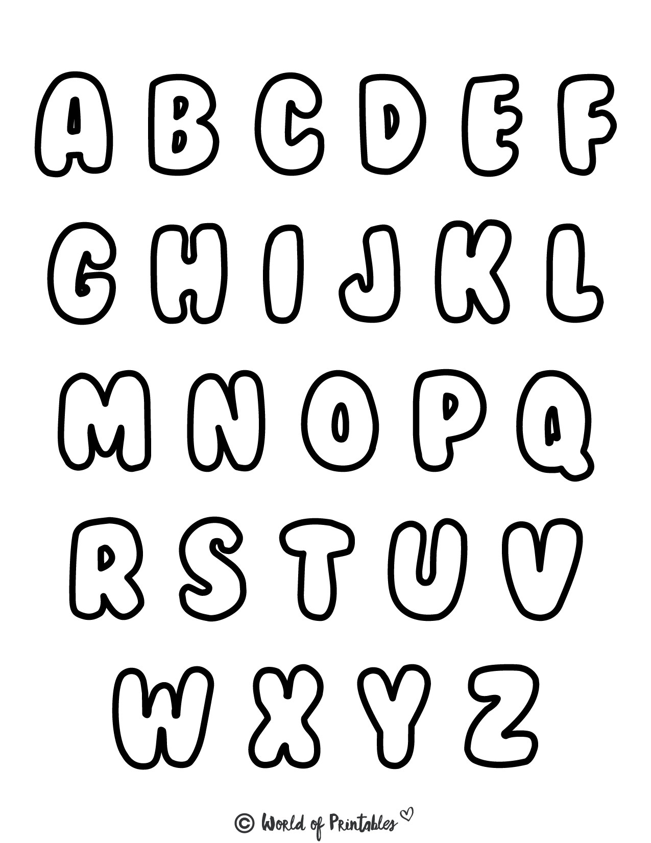 Free Printable Letters And Alphabets