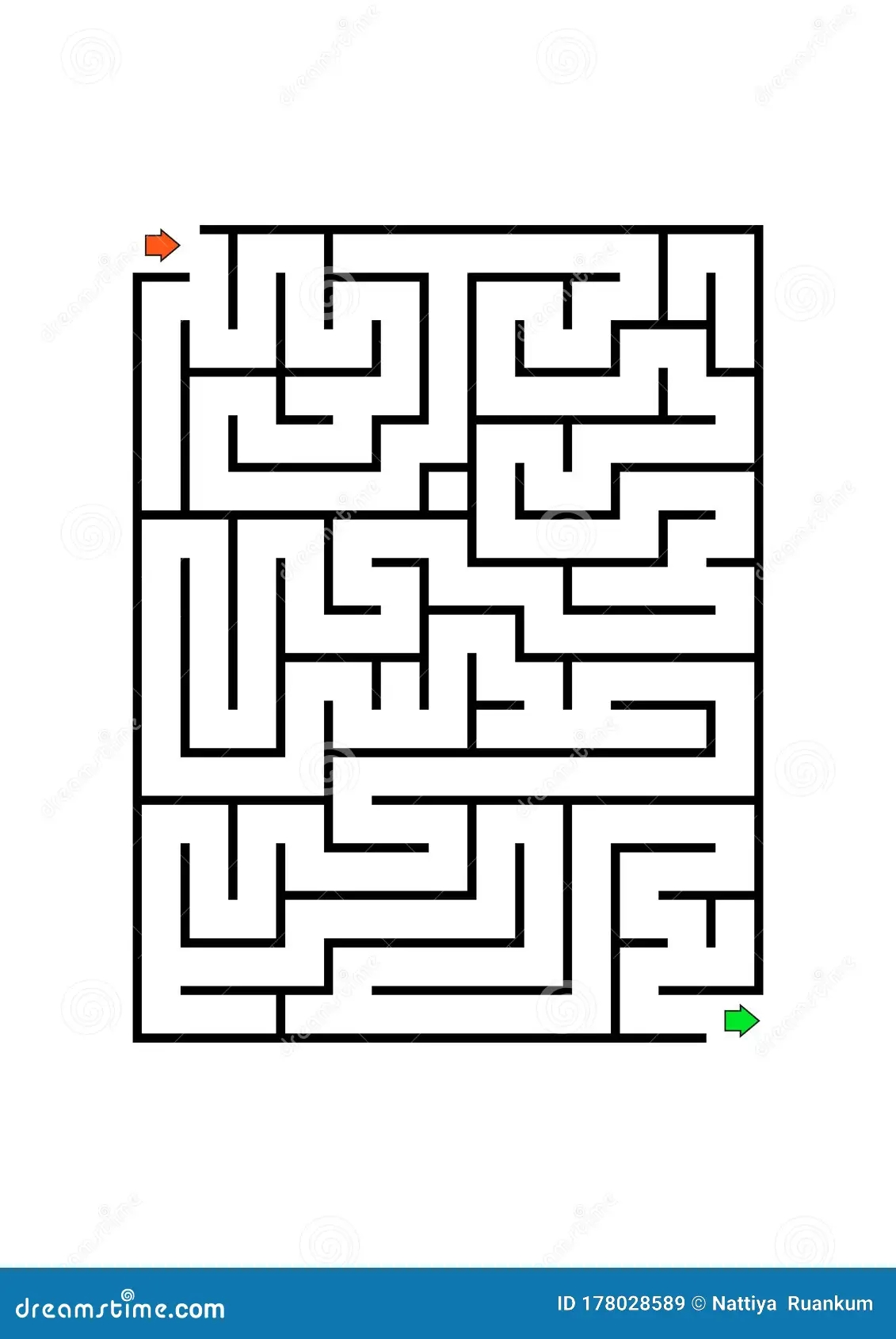 Printable Mazes For Kids Maze Games Worksheet For Children Worksheet For Education Stock Vector Illustration Of Homeschooling Kids 178028589