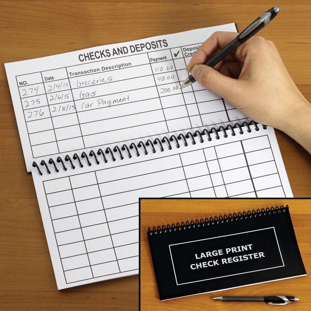 Free Printable Check Register Sheets 8x11