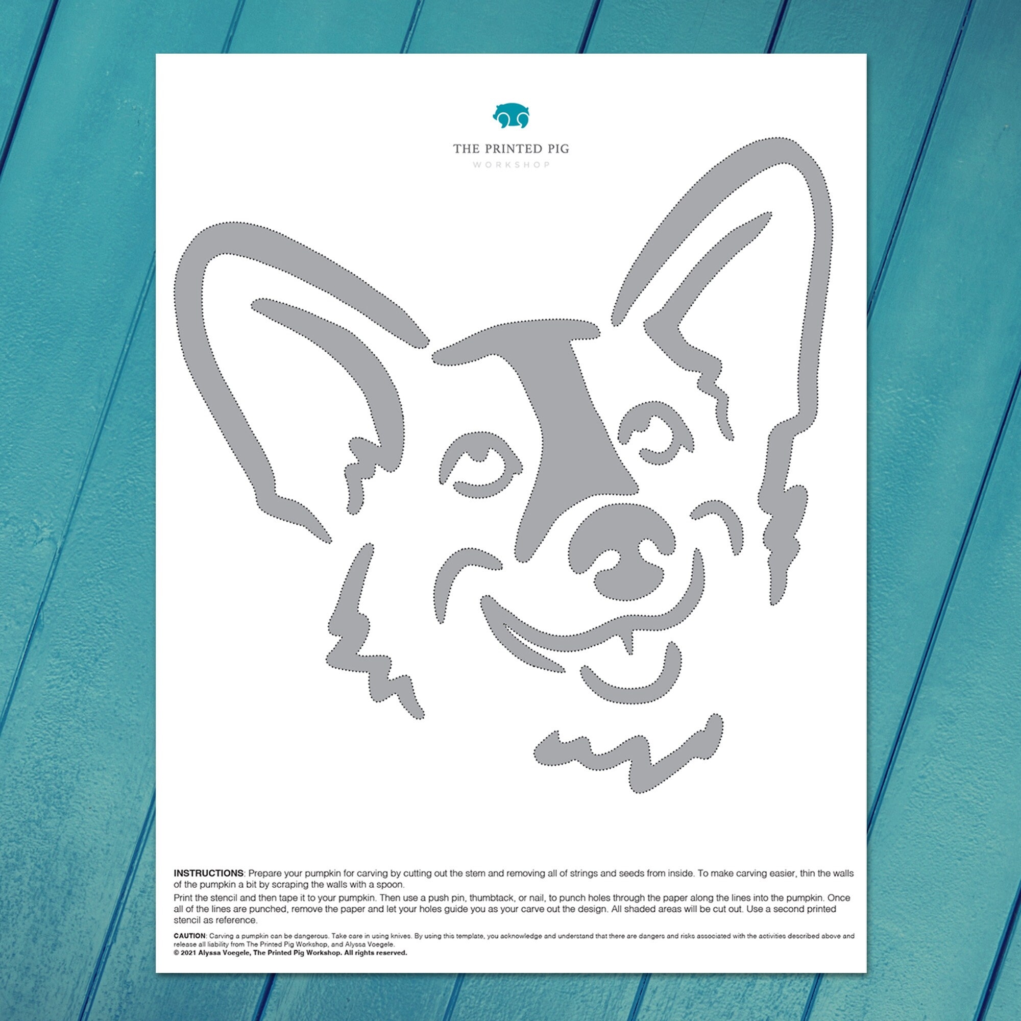 Free Printable Pumpkin Carving Templates Dog