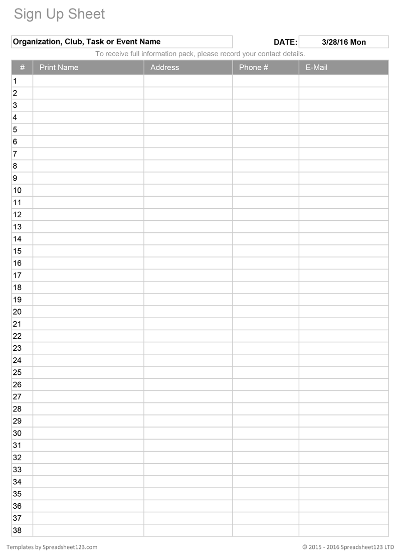 Free Printable Time Sheets Pdf For Students