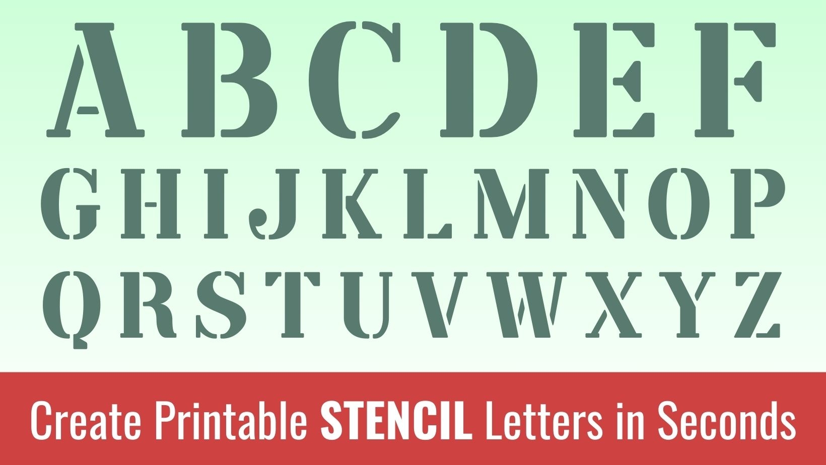 Printable Stencil Letters Free Alphabet Font U0026 Letter Templates
