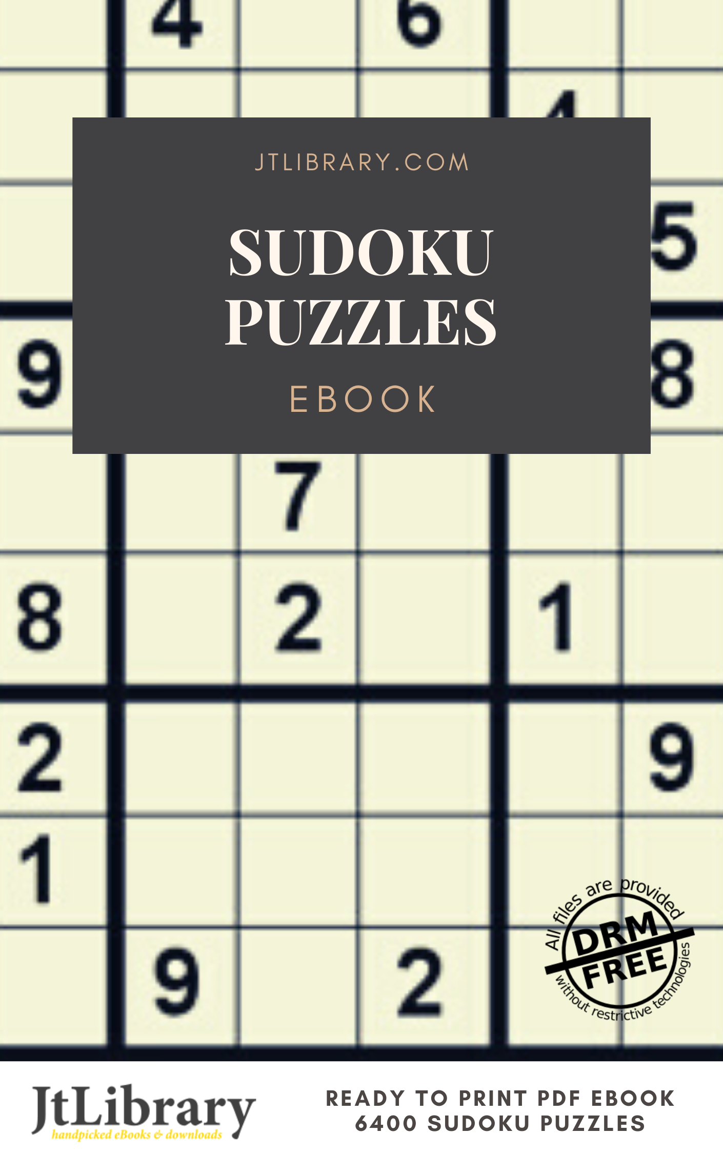 Printable Sudoku Puzzles PDF Download DRM Free Ebook JTLibrary