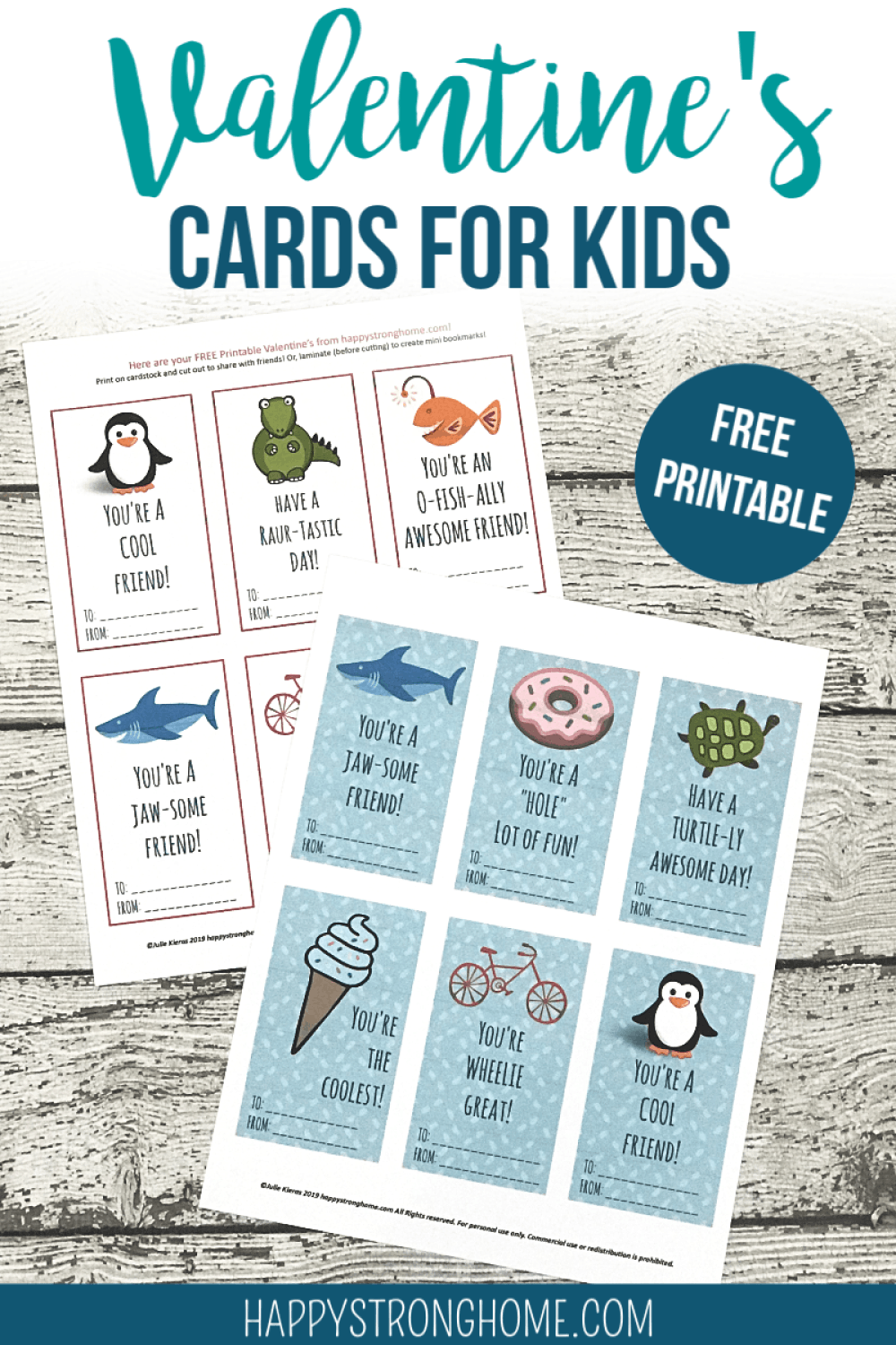 Free Printable Valentine Cards For Boys
