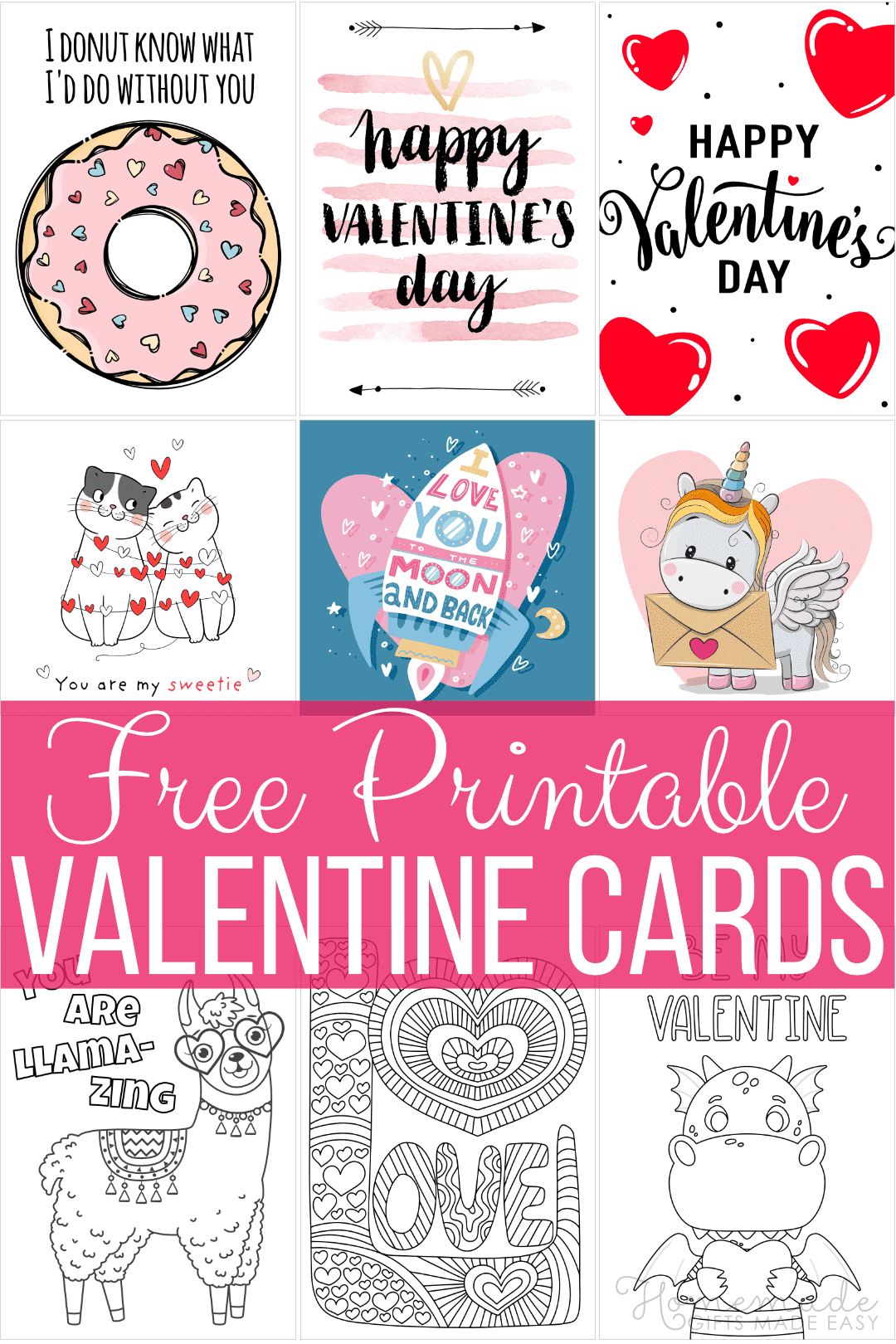 printable valentine cards for kids