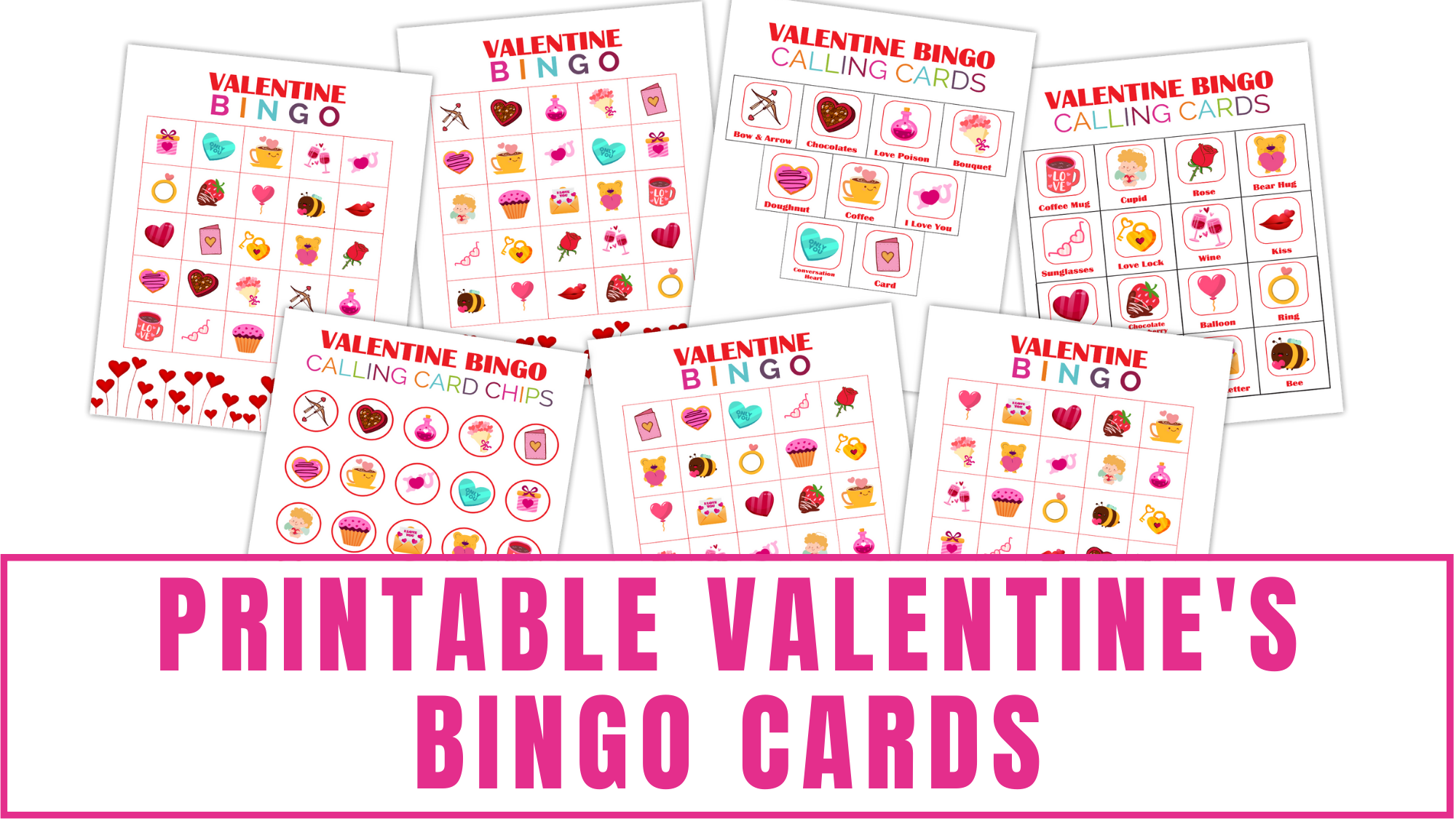 Printable Valentine s Bingo Cards